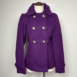 Hydraulic Purple Pea Coat